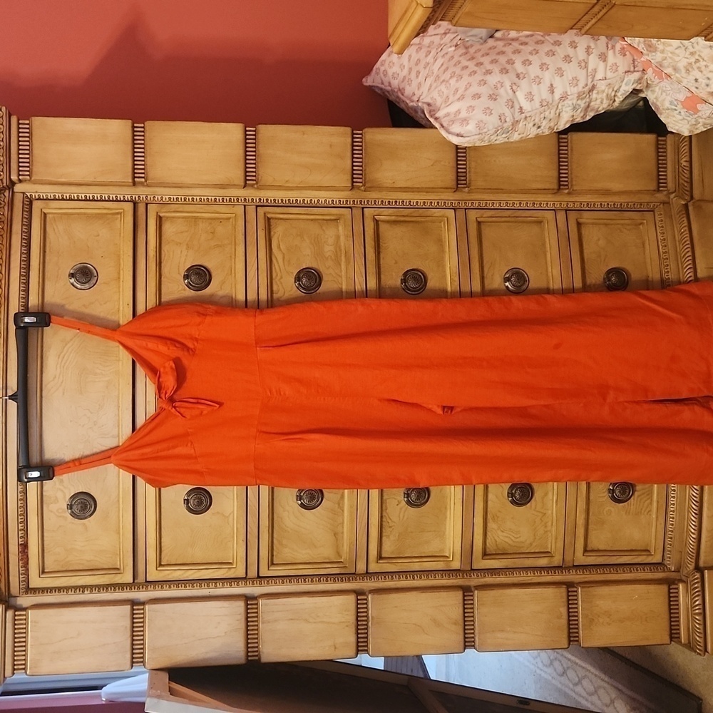 J Crew SZ 2 Orange Jumpsuit